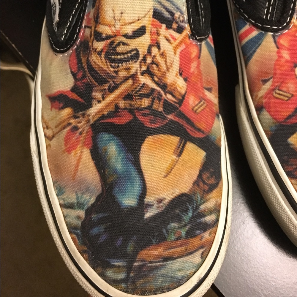 Rare Iron Maiden Vans
